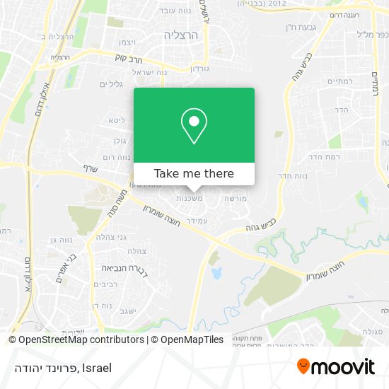 פרוינד יהודה map