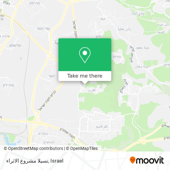 تسيلا مشروع الاثراء map