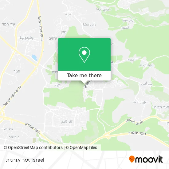 Карта יער אורנית