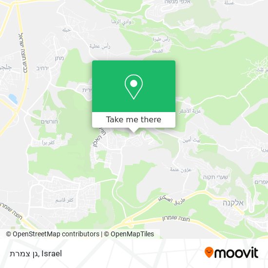 גן צמרת map