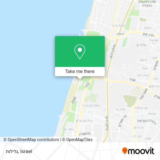 Карта גלילות
