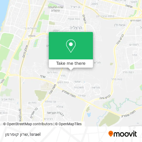 שרון קופרמן map