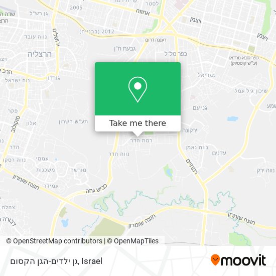 גן ילדים-הגן הקסום map