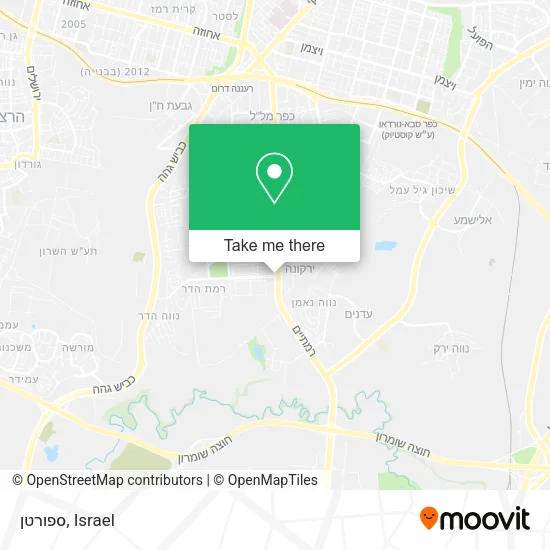 Карта ספורטן