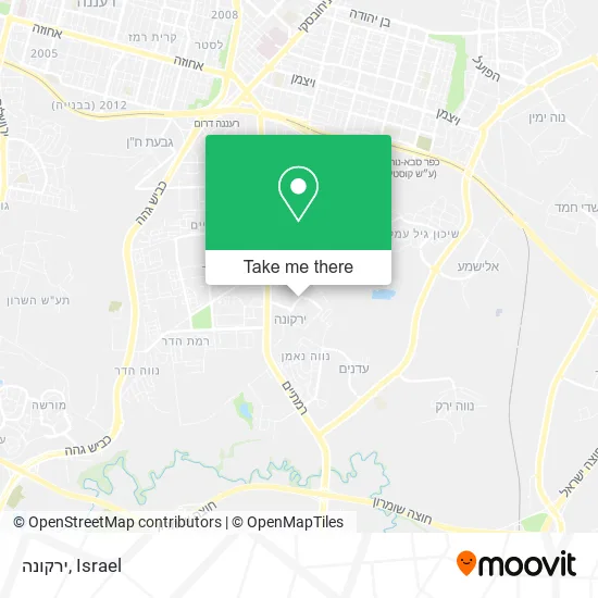 Карта ירקונה