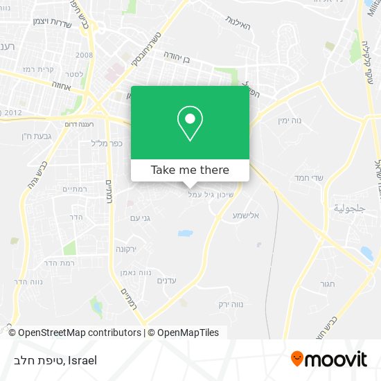 טיפת חלב map