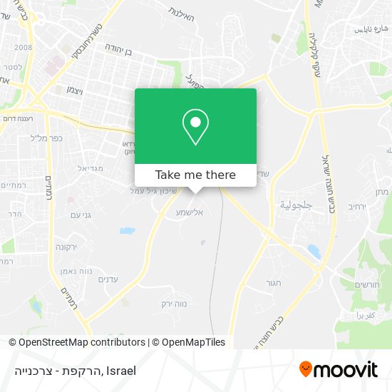 הרקפת - צרכנייה map