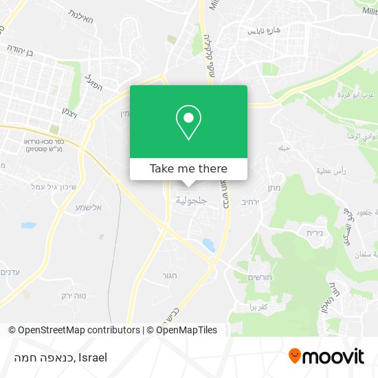 כנאפה חמה map