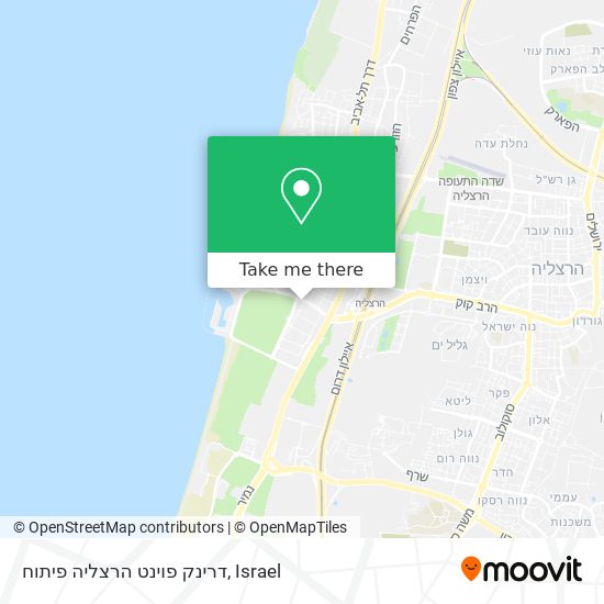 דרינק פוינט הרצליה פיתוח map