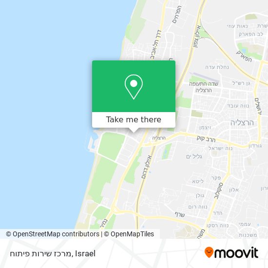 מרכז שירות פיתוח map