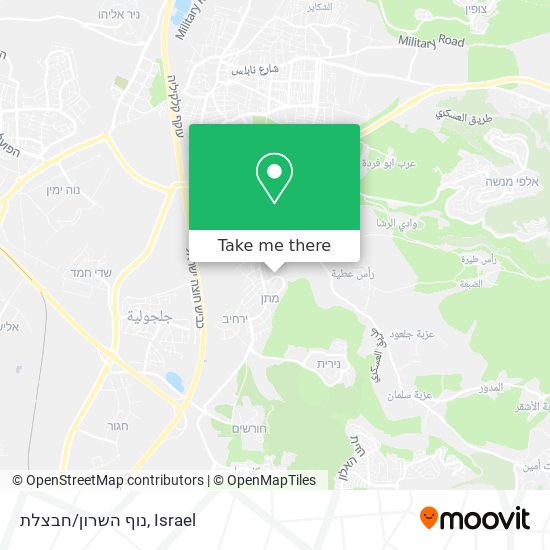 נוף השרון/חבצלת map