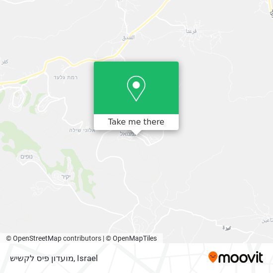 מועדון פיס לקשיש map