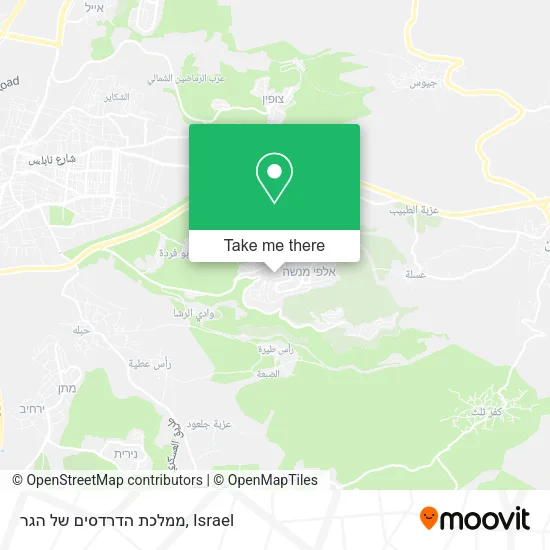 Карта ממלכת הדרדסים של הגר