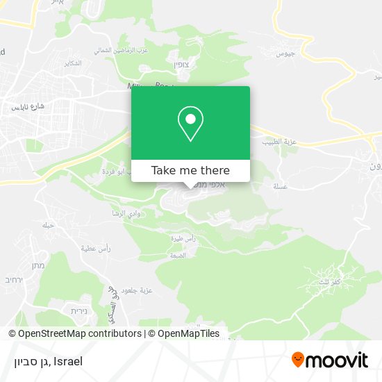 גן סביון map