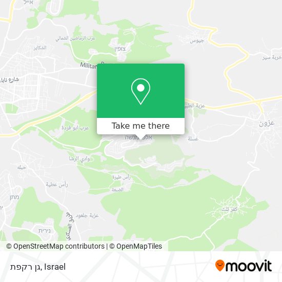 גן רקפת map