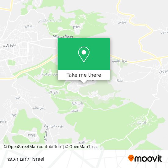 לחם הכפר map