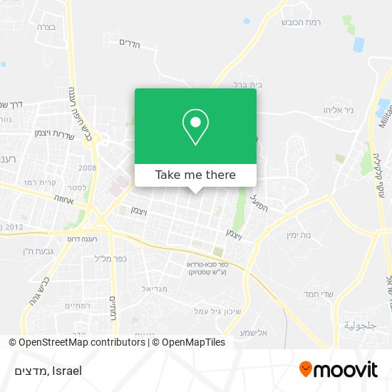 מדצים map