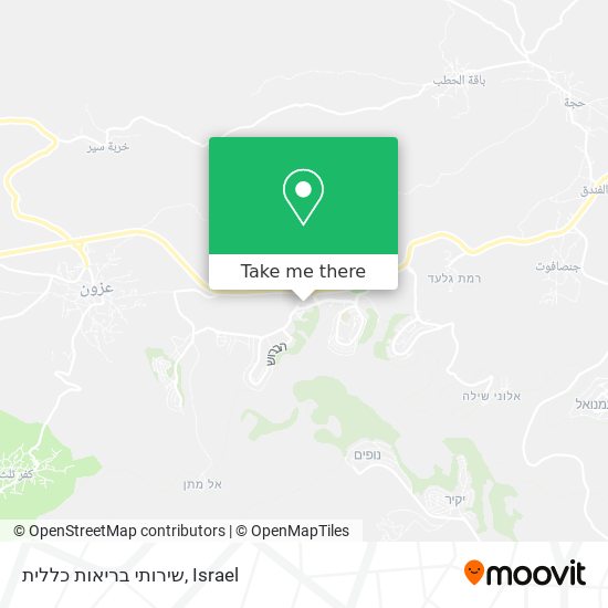 Карта שירותי בריאות כללית