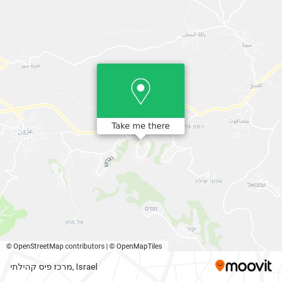 מרכז פיס קהילתי map