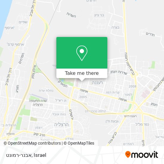 אבנר-רמונט map