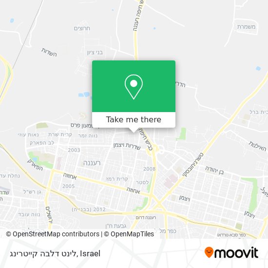 Карта לינט דלבה קייטרינג