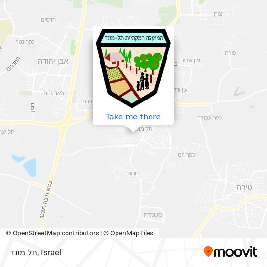 תל מונד map