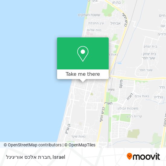 חברת אלכס אוריגינל map