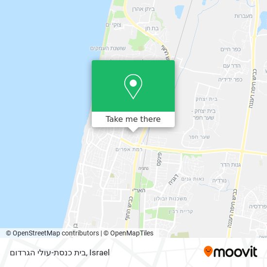 בית כנסת-עולי הגרדום map