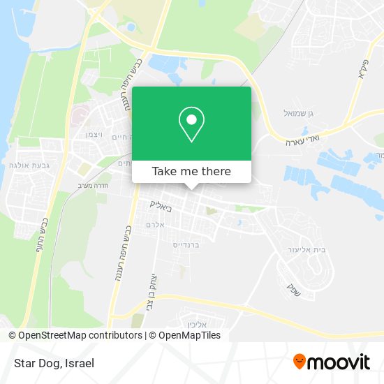 Star Dog map