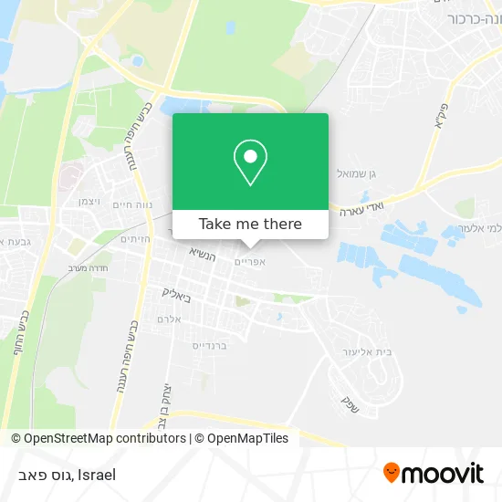 Карта גוס פאב