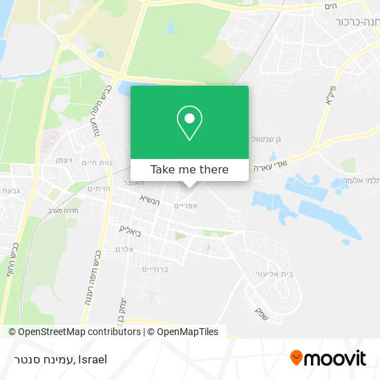 Карта עמינח סנטר