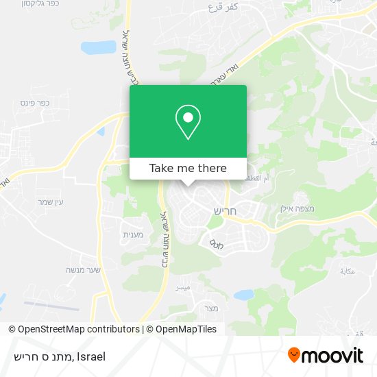מתנ ס חריש map