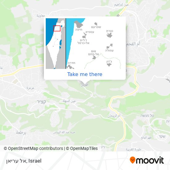 אל עריאן map