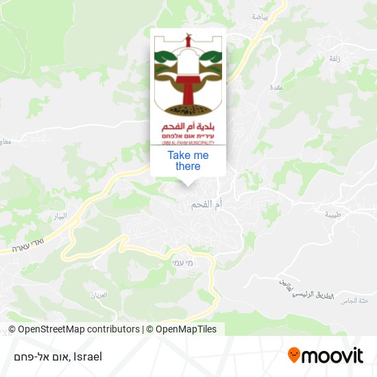 אום אל-פחם map