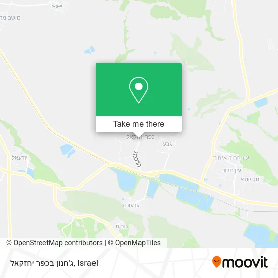 Карта ג'חנון בכפר יחזקאל