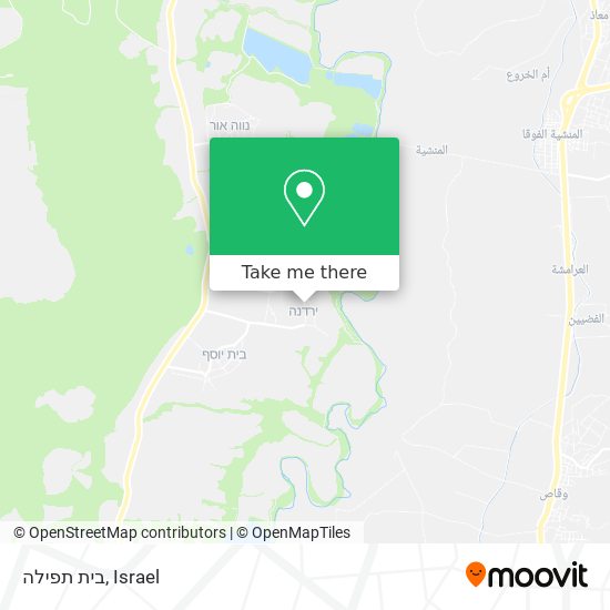 בית תפילה map