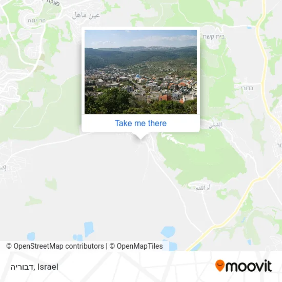 Карта דבוריה