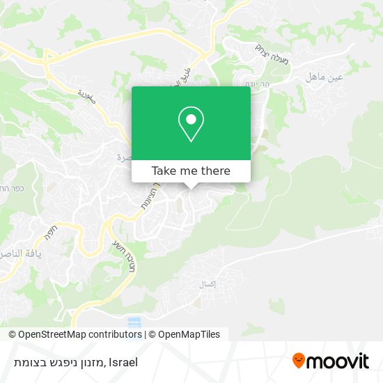 מזנון ניפגש בצומת map