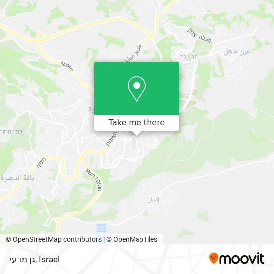 Карта גן מדעי