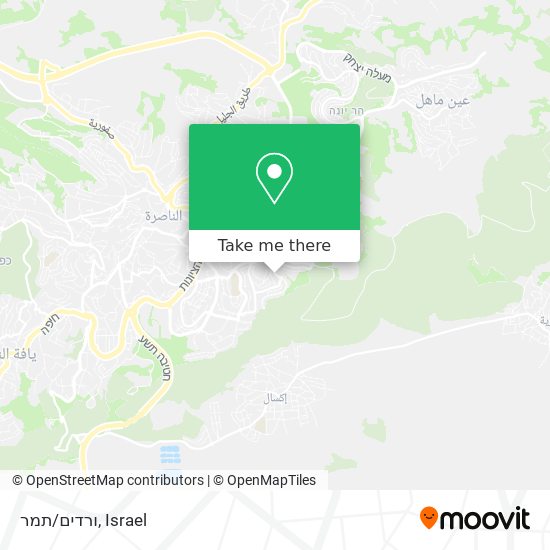 ורדים/תמר map