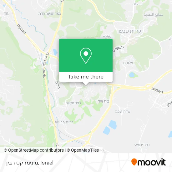 Карта מינימרקט רבין