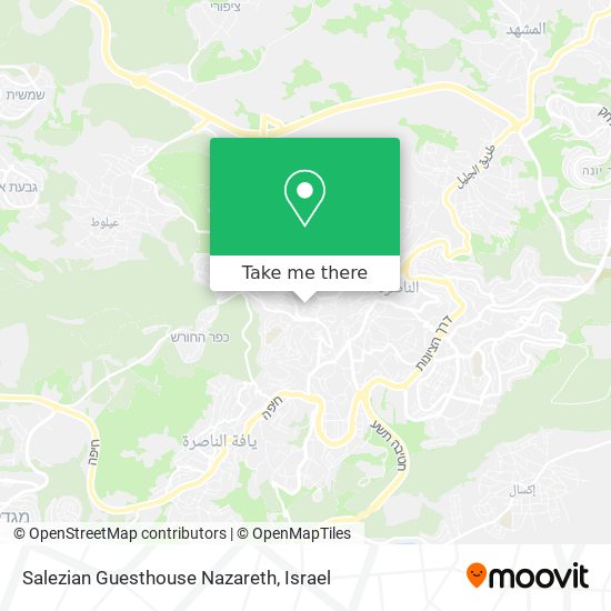 Карта Salezian Guesthouse Nazareth