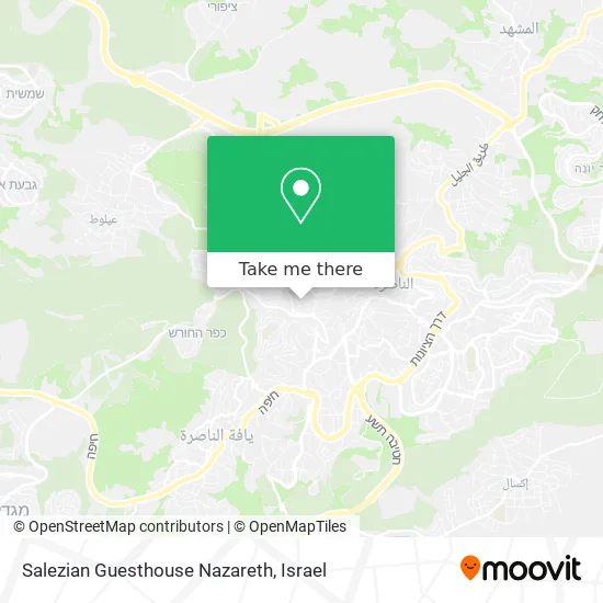Карта Salezian Guesthouse Nazareth