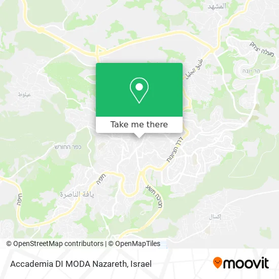 Карта Accademia DI MODA Nazareth