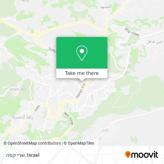 שרי קפה map