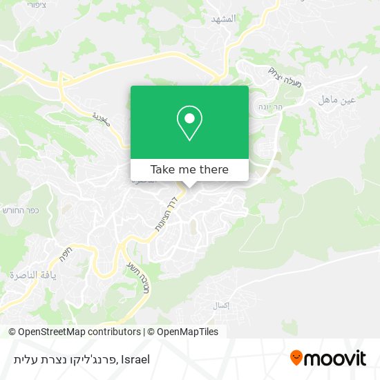 פרנג'ליקו נצרת עלית map