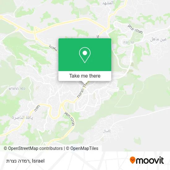 Карта רמדה נצרת