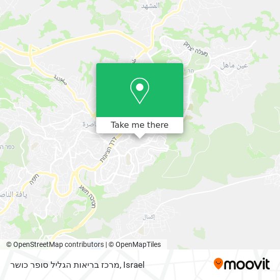 מרכז בריאות הגליל סופר כושר map