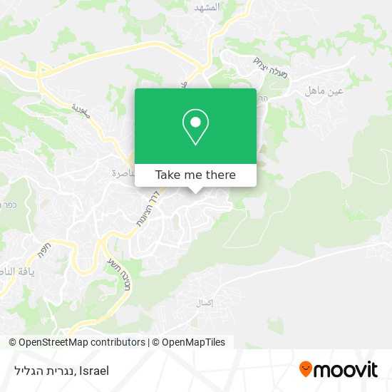 נגרית הגליל map