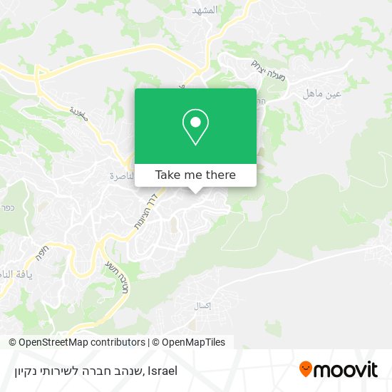 שנהב חברה לשירותי נקיון map